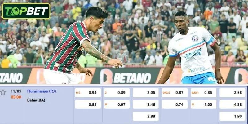 Ty Le Keo Chi Tiet Cho Tran Dau Fluminense Vs Bahia