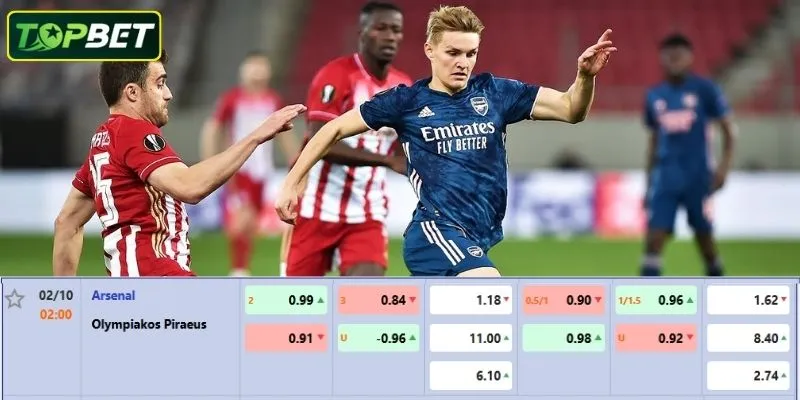 Ty Le Keo Chi Tiet Cho Tran Dau Arsenal Vs Olympiacos F.c.