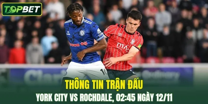 Thong Tin Tran Dau York City Vs Rochdale Ngay 12 11 2025